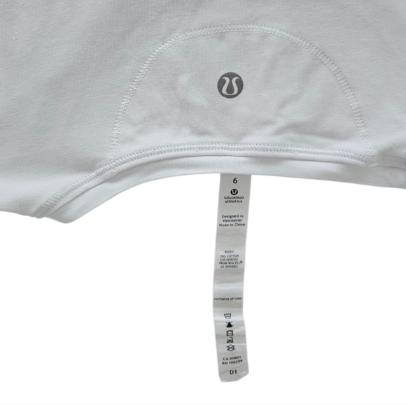 Lululemon Athletica White Short Sleeve Tee - Picture 6 of 6